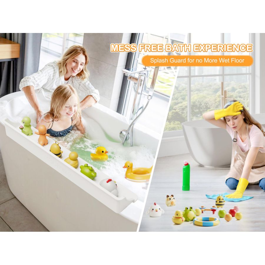 Bathtub Splash Guard PlayPad w – Bath Caddy Tray recenzja i cena