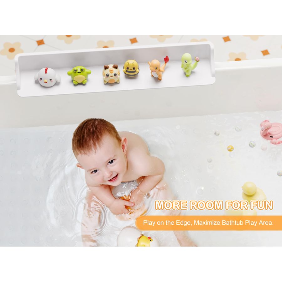 Bathtub Splash Guard PlayPad w – Bath Caddy Tray recenzja i cena