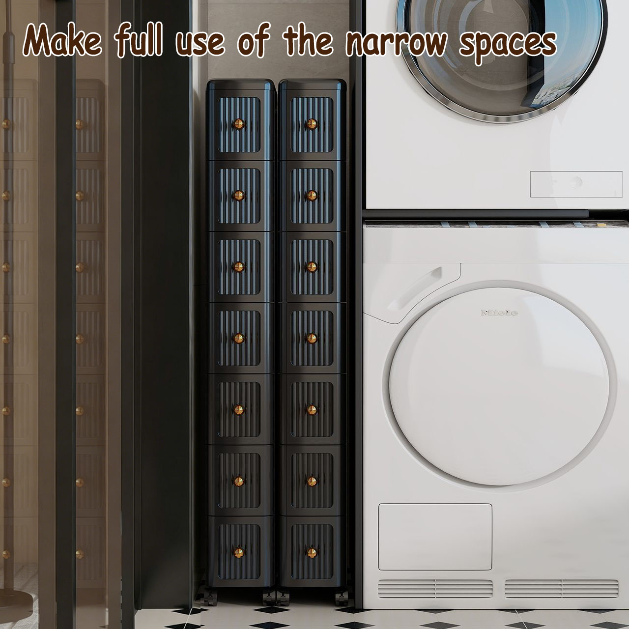 15CM Narrow Gap Drawer Storage – Home Bathroom Organizer recenzja i cena