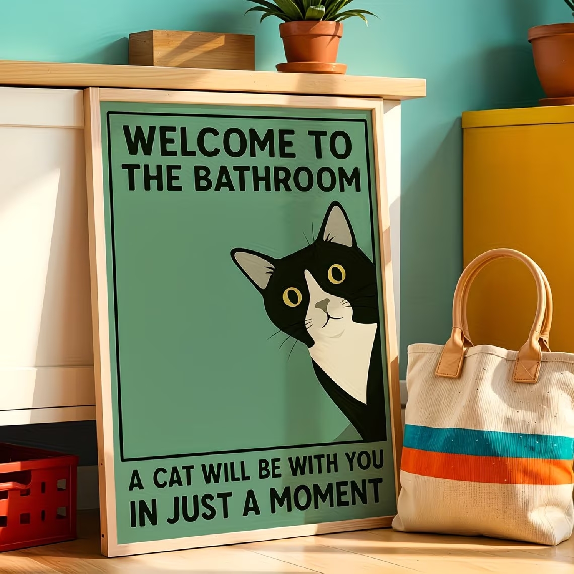 Modern Green Welcome To The Ba – Home Bathroom Quotes recenzja i cena