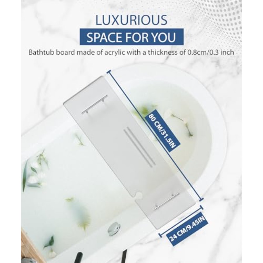 Acrylic Bathtub Tray Bathtub T – Bath Caddy Tray recenzja i cena