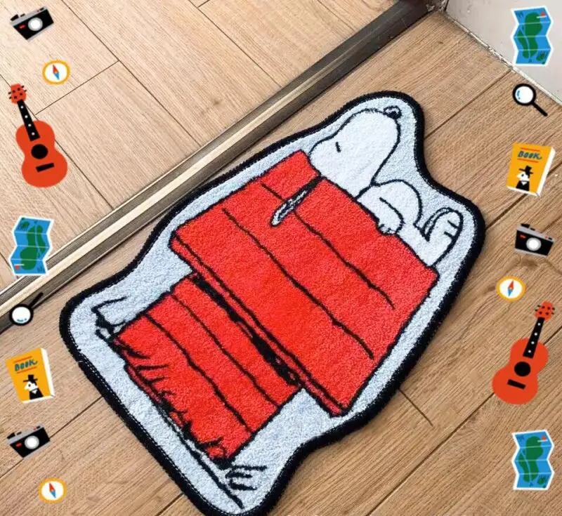 Cute Snoopy Cartoon Floor Mat  – Home Edit Bathroom recenzja i cena