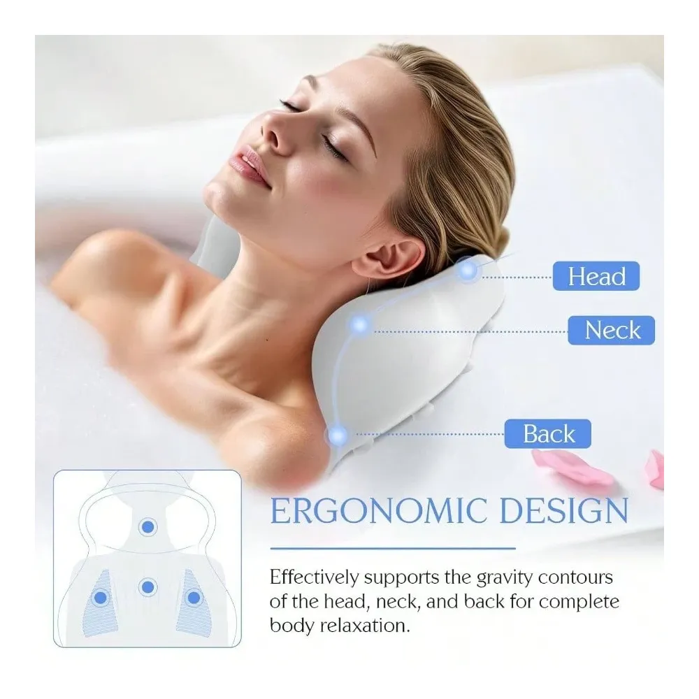 Bath Pillow, New ial Bath Pill – Bathtub Pillow Inflatable recenzja i cena