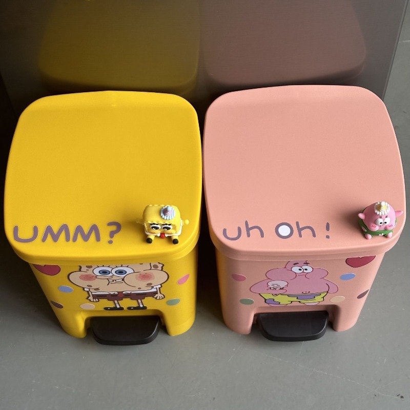 Cute Patrick Star Pedal Trash  – Home Edit Bathroom recenzja i cena