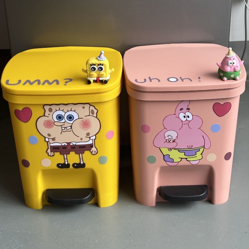 Cute Patrick Star Pedal Trash  – Home Edit Bathroom recenzja i cena