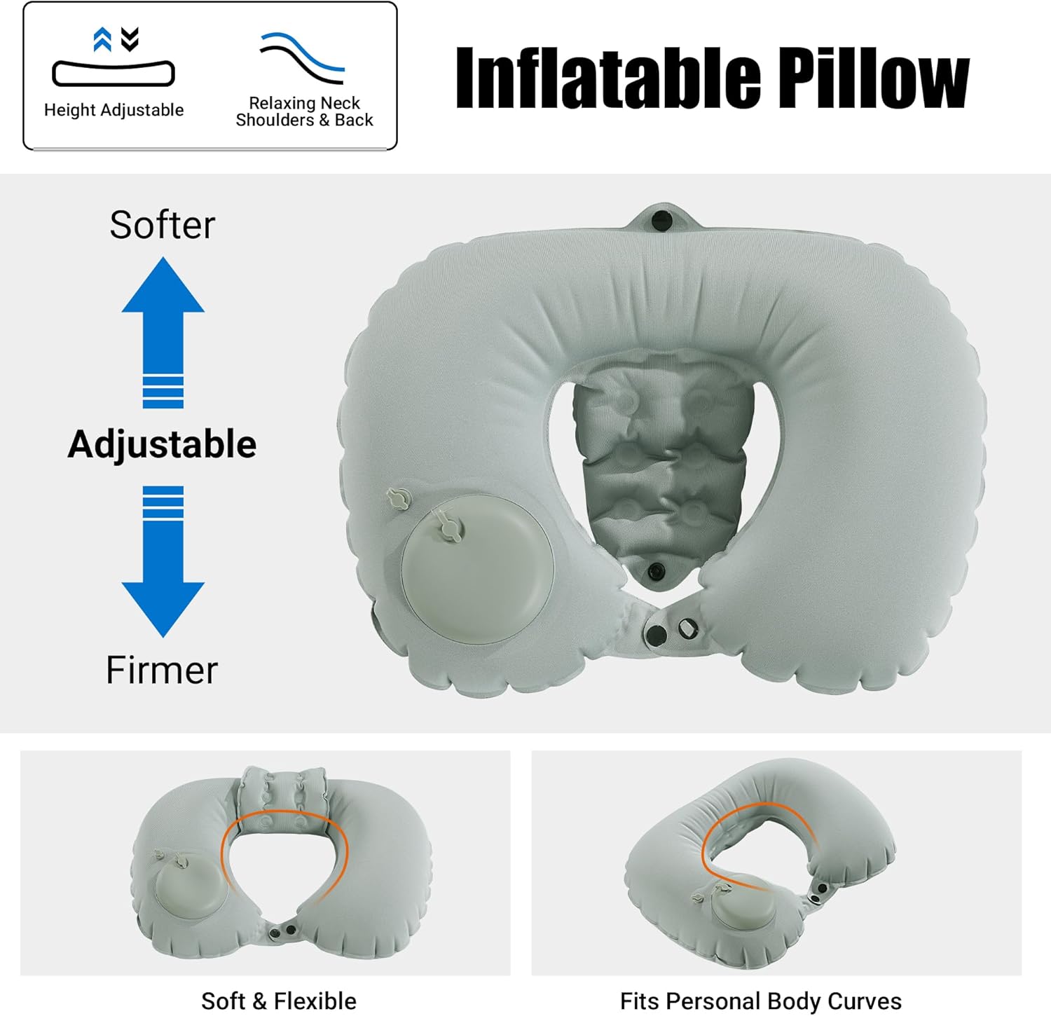 U-Shaped Inflatable Bathtub Pi – Bathtub Pillow Inflatable recenzja i cena