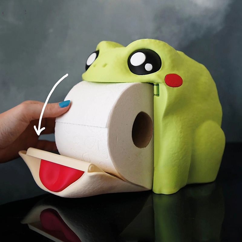 Funny Frog Tissue Box Portable – Home Bathroom Towel Dispenser recenzja i cena