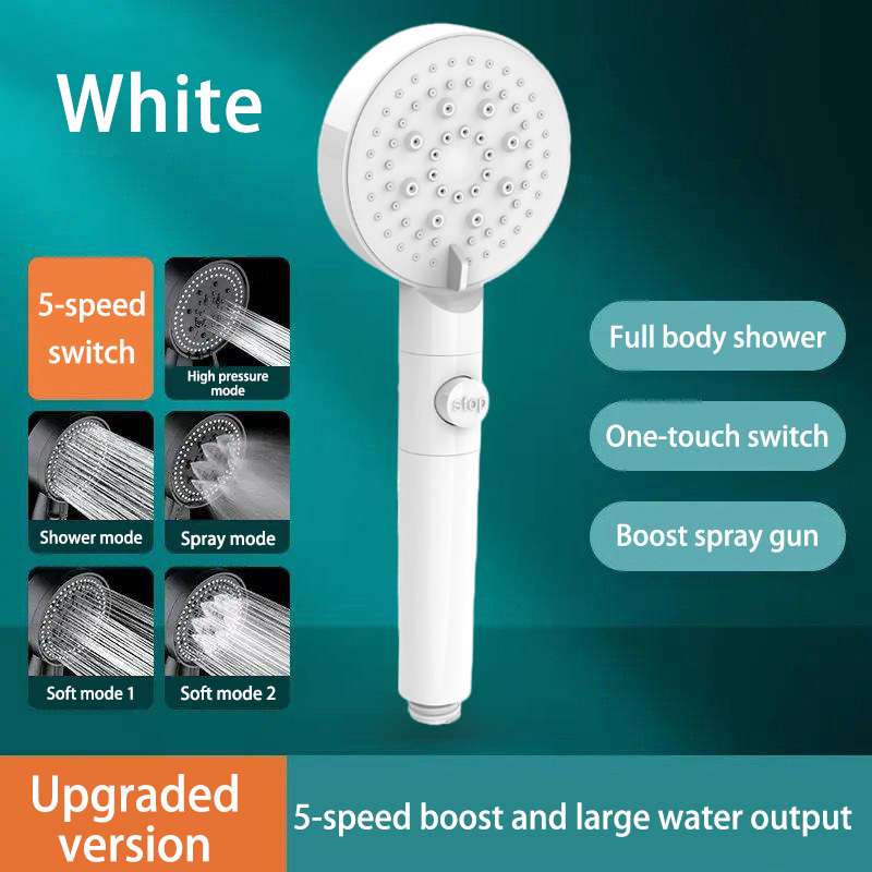 Pressure Boosting Shower Head  – Home Bathroom Shower recenzja i cena