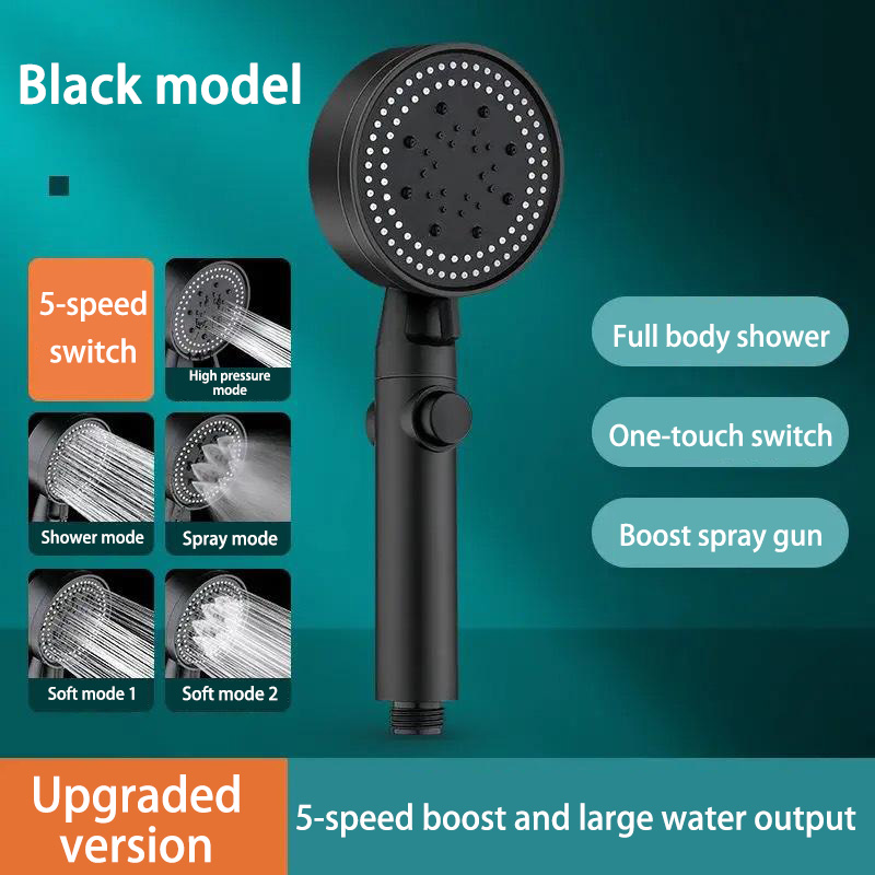 Pressure Boosting Shower Head  – Home Bathroom Shower recenzja i cena
