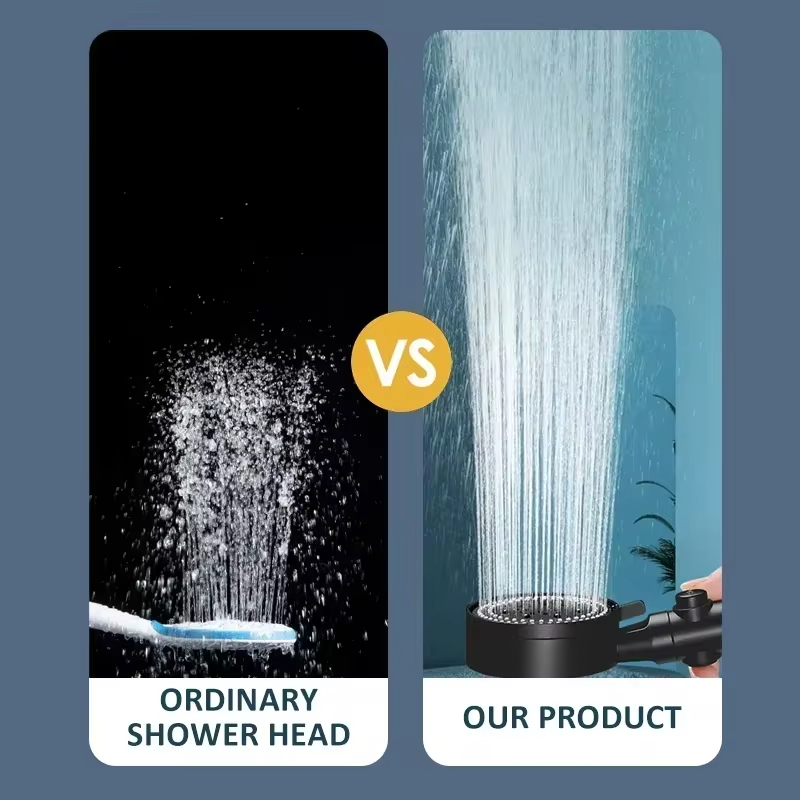 Pressure Boosting Shower Head  – Home Bathroom Shower recenzja i cena