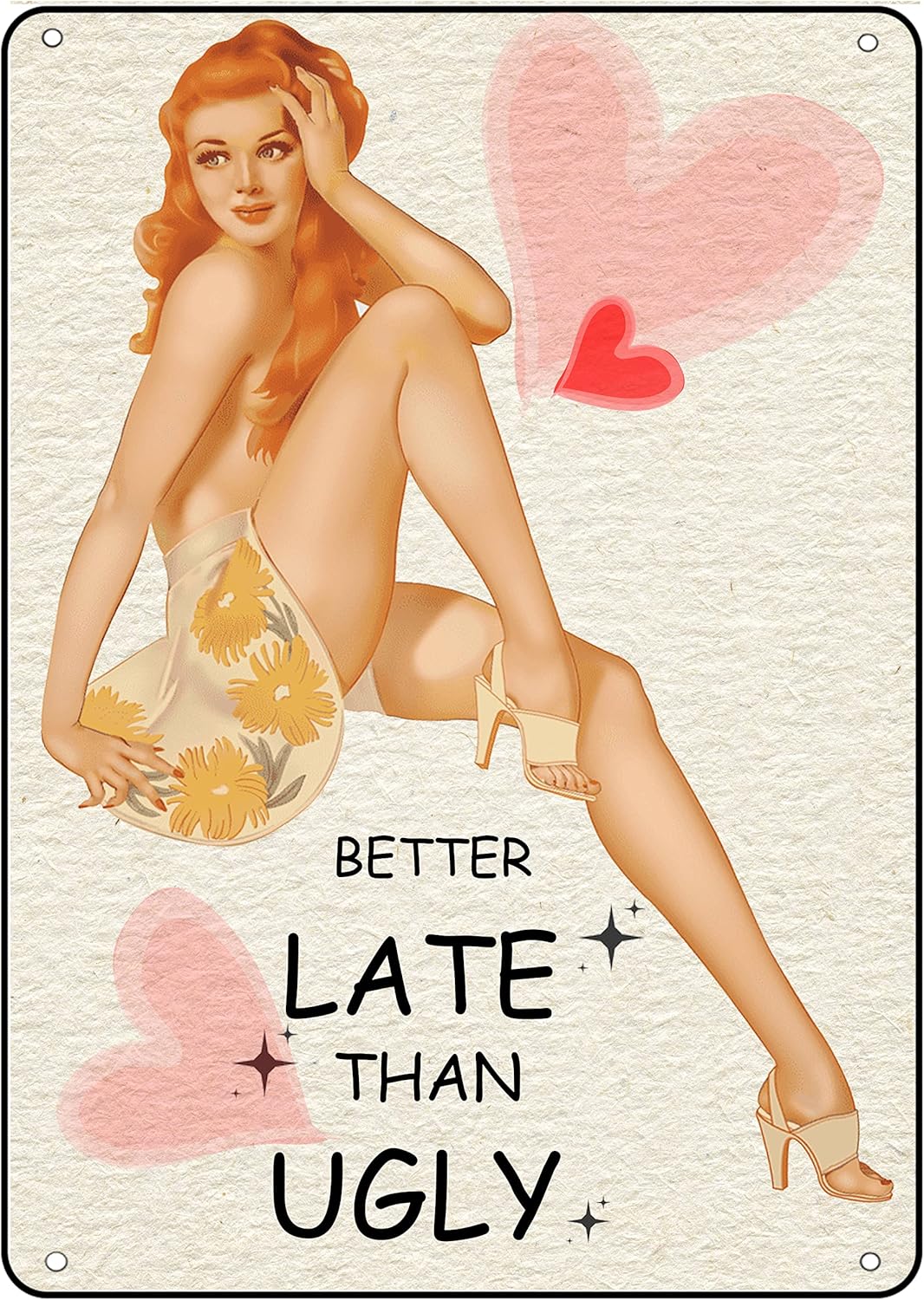 Bathroom Home Pin Up Girl Meta – Home Bathroom Wall Art recenzja i cena