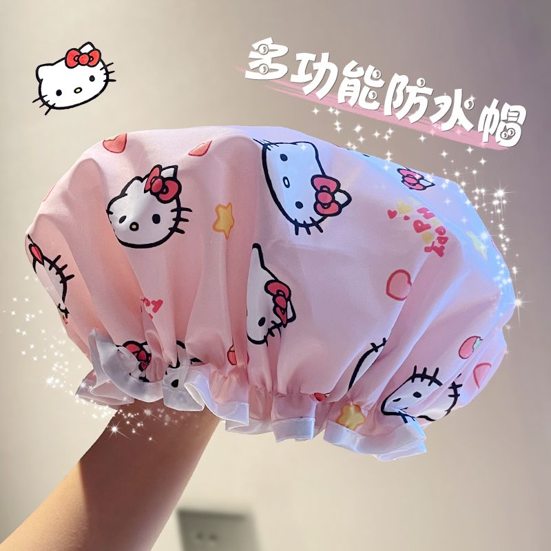 Hello Kitty Kawaii shower cap  – Home Edit Bathroom recenzja i cena