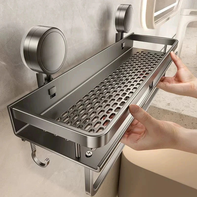 Suction Cup Wall Mounted Shelf – Home Bathroom Wash Basin recenzja i cena