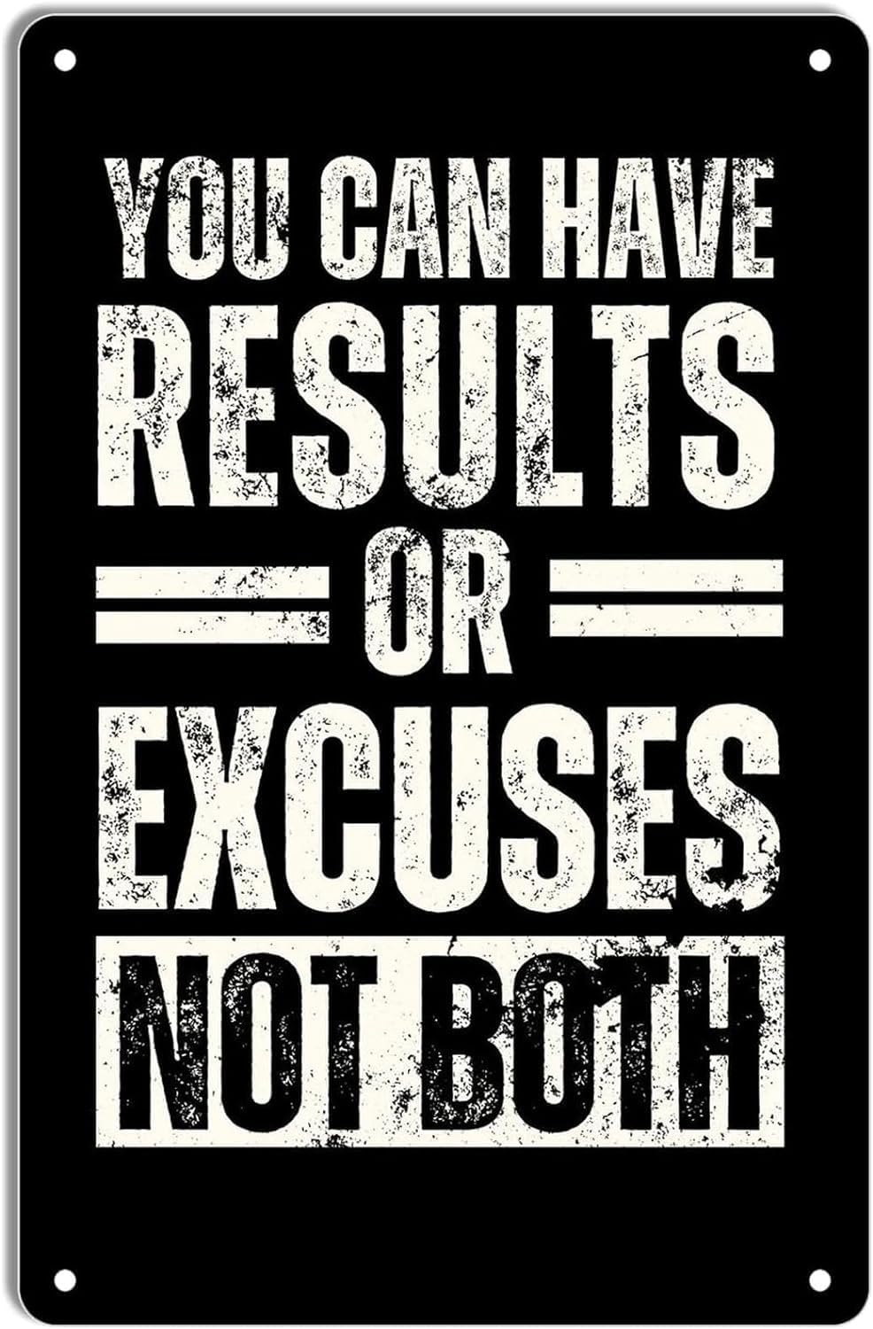 You Can Have Results Or Excuse – Home Bathroom Wall Art recenzja i cena