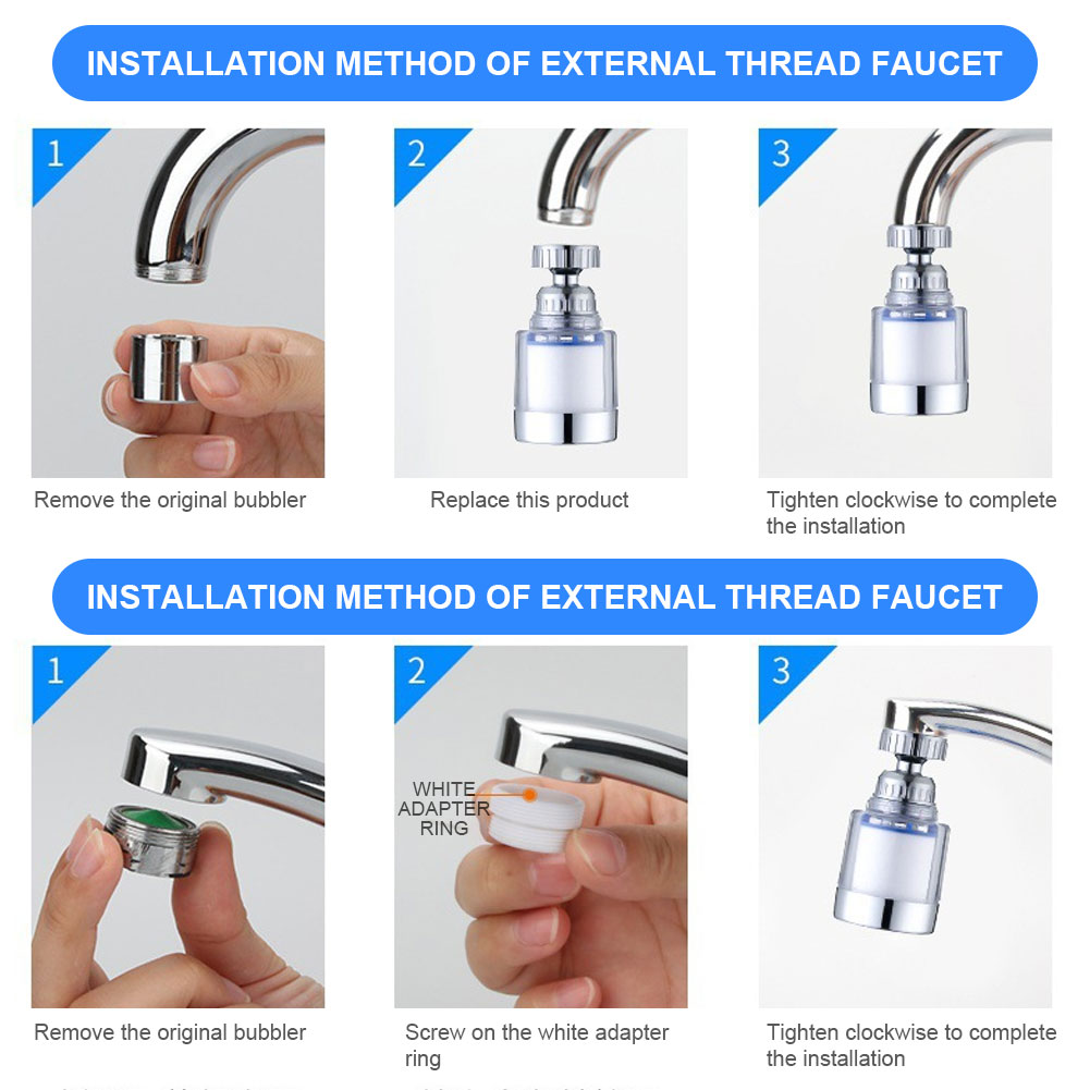 1-5Set Faucet Water Filter Ele – Home Bathroom Water Filter recenzja i cena