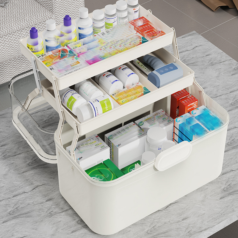 Large Capacity Clear Lid Medic – Home Bathroom Organizer recenzja i cena