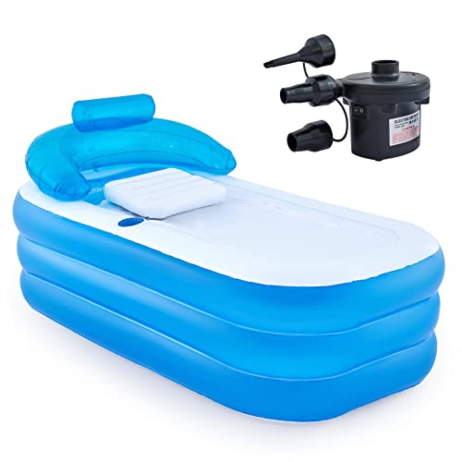 Inflatable Bathtub with Electr – Bathtub Pillow Inflatable recenzja i cena