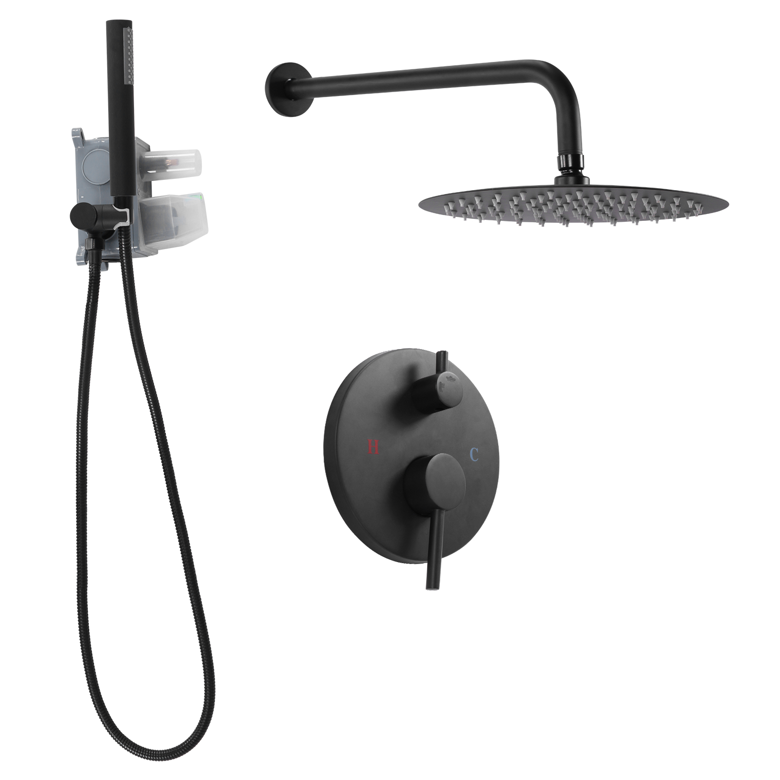 Ceiling Rainfall Shower Head S – Home Bathroom Shower recenzja i cena