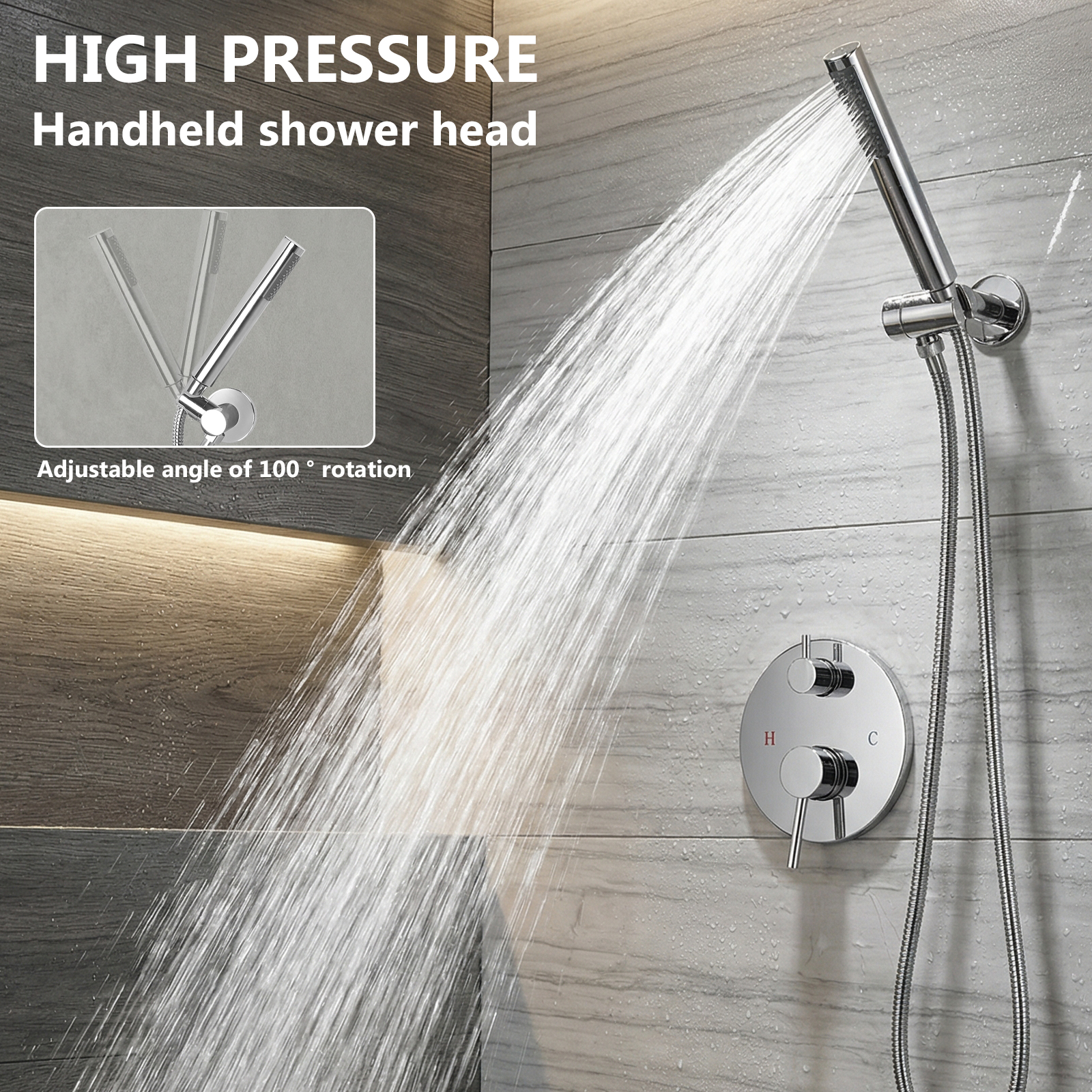 Ceiling Rainfall Shower Head S – Home Bathroom Shower recenzja i cena