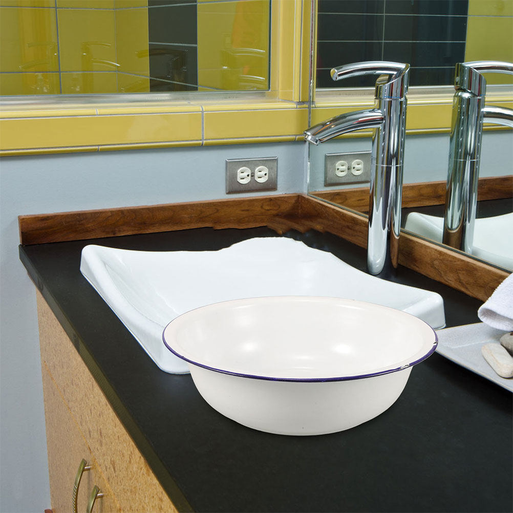 32cm Enamel Wash Basin Foot So – Home Bathroom Wash Basin recenzja i cena