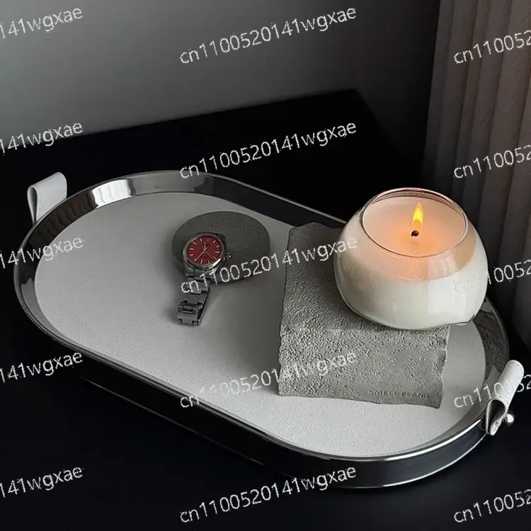 Modern Metal & Leather Oval De – Home Bathroom Vanity recenzja i cena