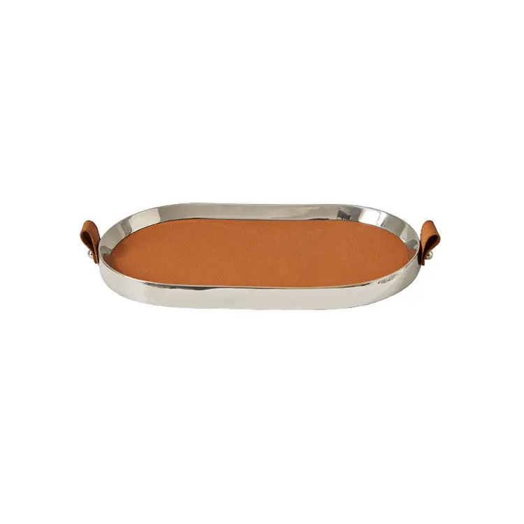 Modern Metal & Leather Oval De – Home Bathroom Vanity recenzja i cena