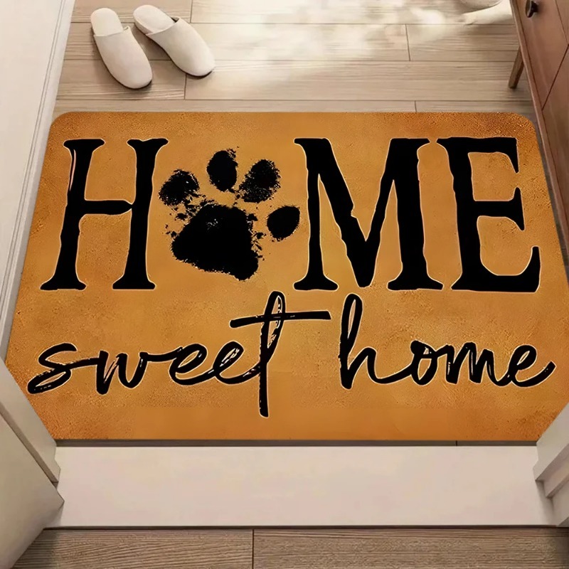 Pet Lover Paw Print Door Mat H – Home Bathroom Quotes recenzja i cena