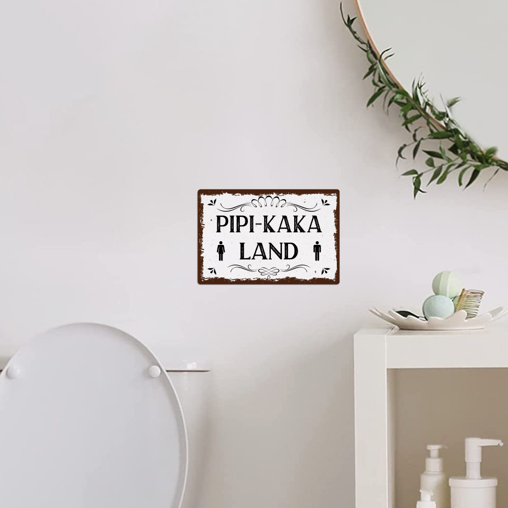 Putuo Decor 1pc Vintage Metal  – Home Bathroom Wall Art recenzja i cena