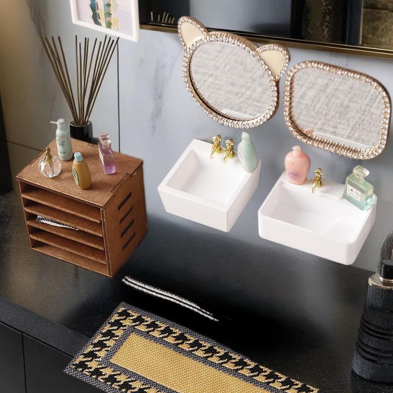 1/12 Home Accessories Dollhous – Home Bathroom Wash Basin recenzja i cena