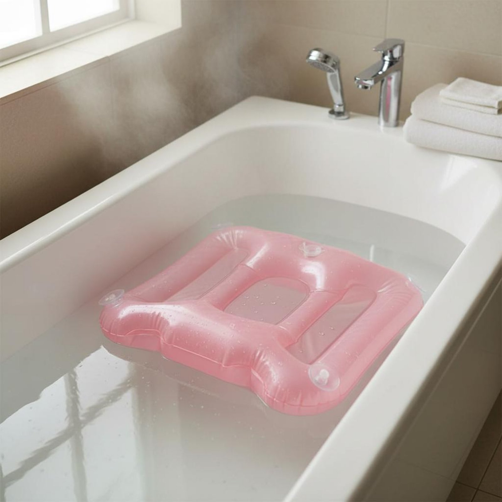 Bathtub Booster Pad Shimmery F – Bathtub Pillow Inflatable recenzja i cena