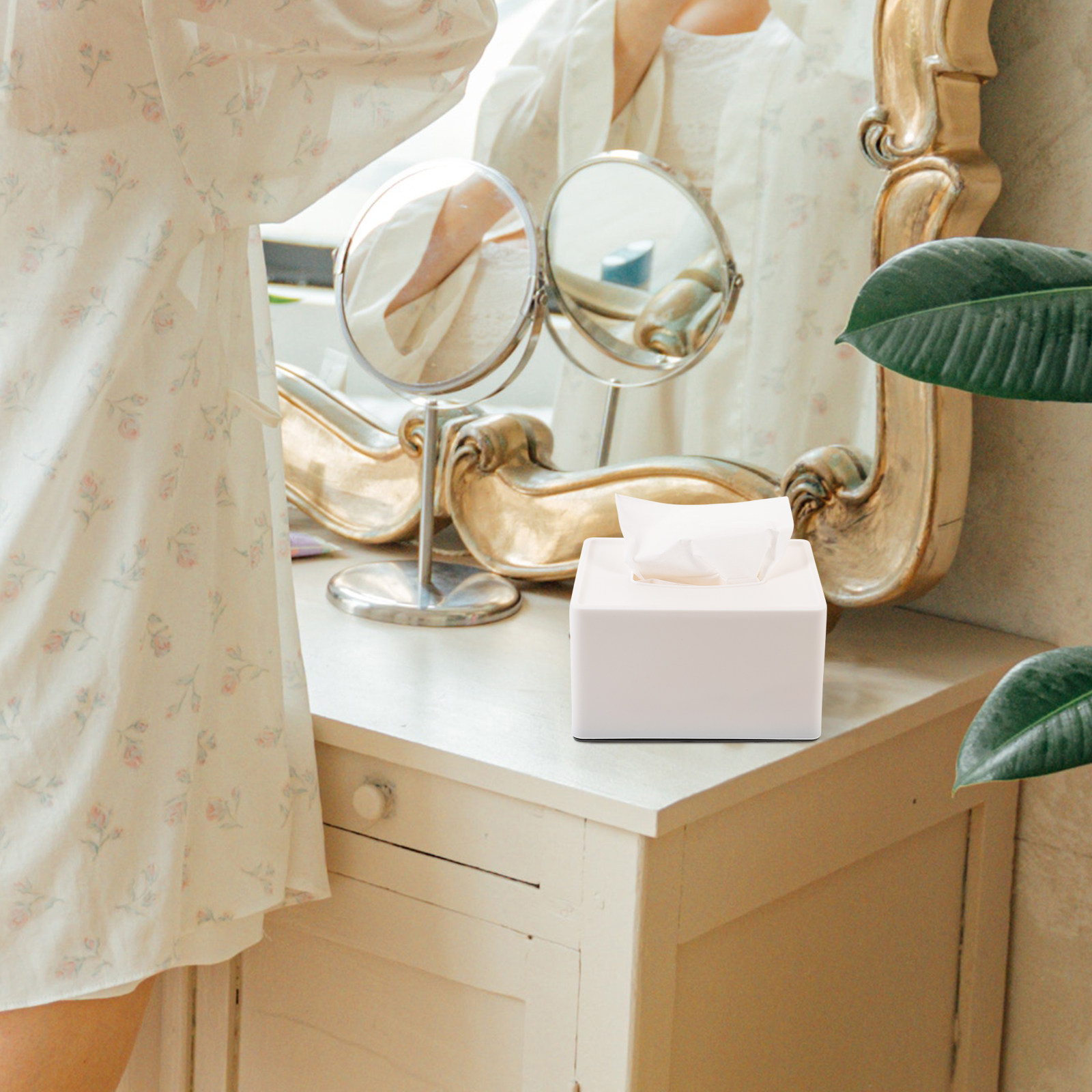 Stylish Compact Tissue Box Cov – Home Bathroom Towel Dispenser recenzja i cena
