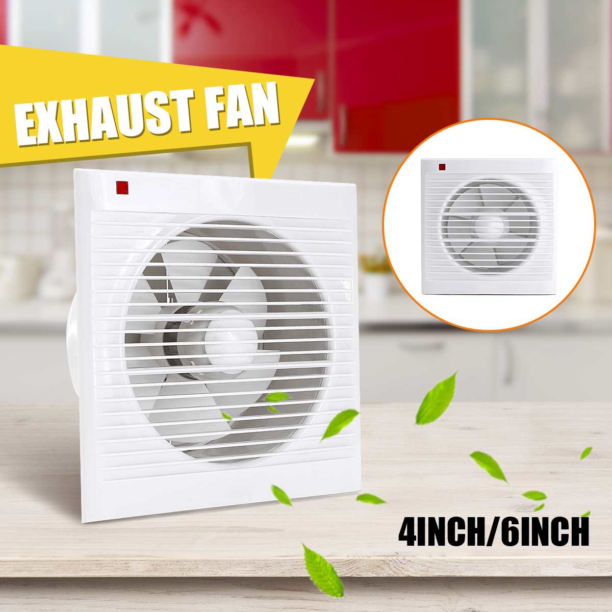 4 Inch 6 Inch 8 Inch 220V Mute – Home Bathroom Extractor Fan recenzja i cena
