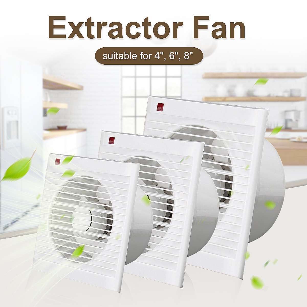 4 Inch 6 Inch 8 Inch 220V Mute – Home Bathroom Extractor Fan recenzja i cena