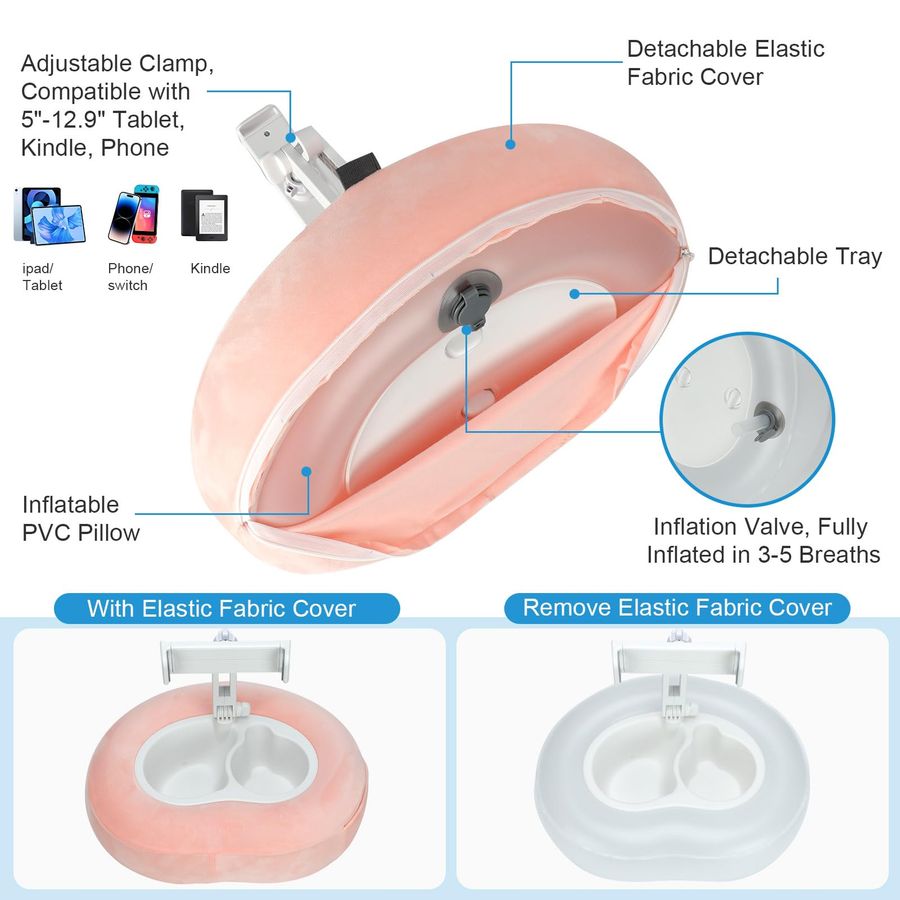 Waterproof Tablet Kindle Pillo – Bathtub Pillow Inflatable recenzja i cena