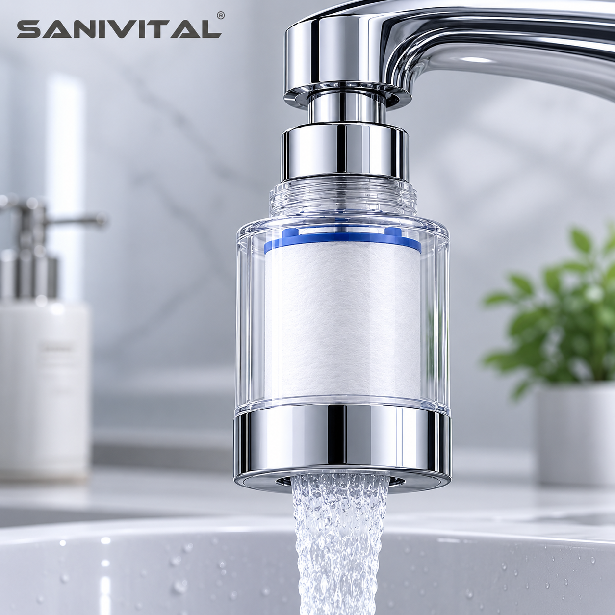 SANIVITAL Faucet Water Filter  – Home Bathroom Water Filter recenzja i cena