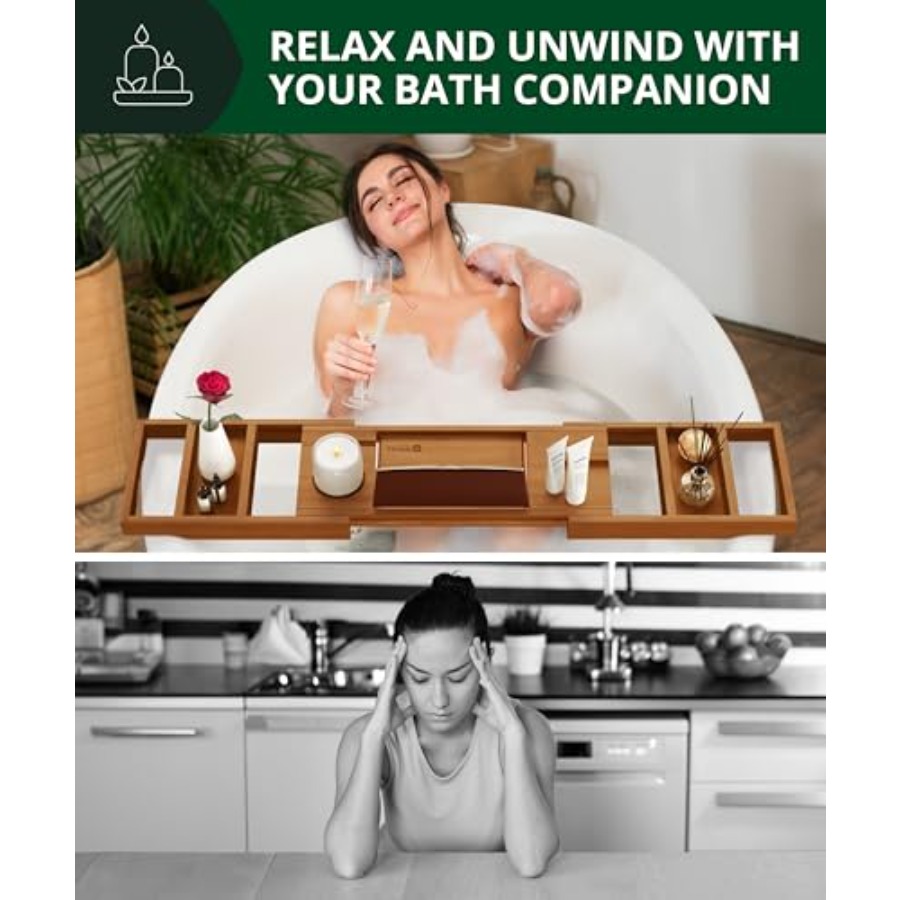 Premium Foldable Bathtub Tray  – Bath Caddy Tray recenzja i cena