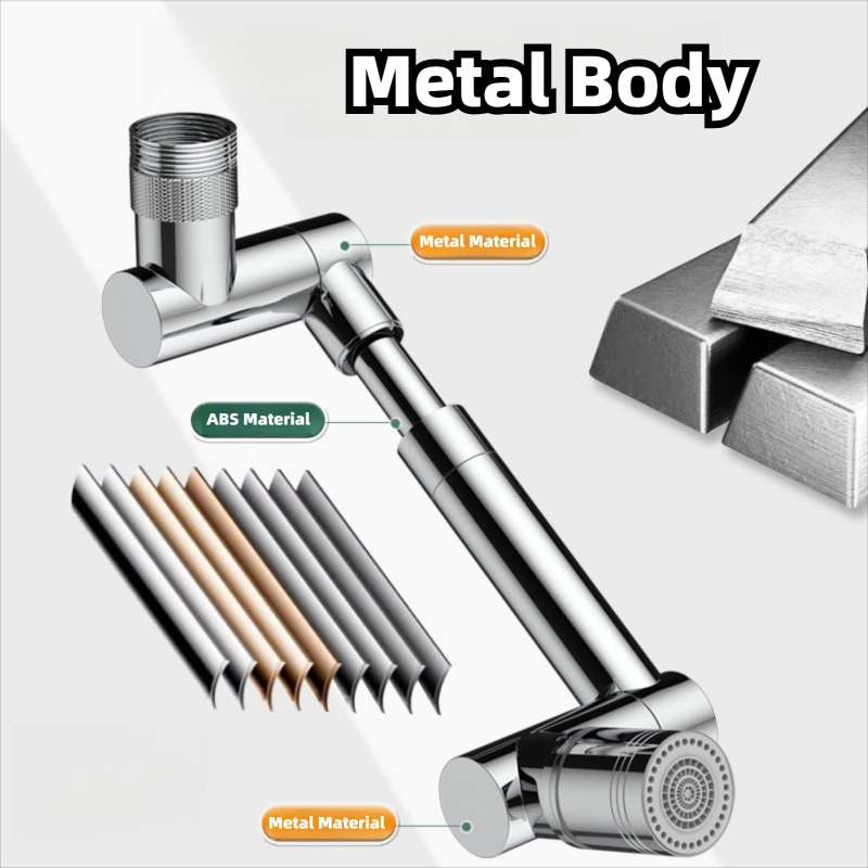 1440° Rotatable Scalable Metal – Home Bathroom Water Filter recenzja i cena